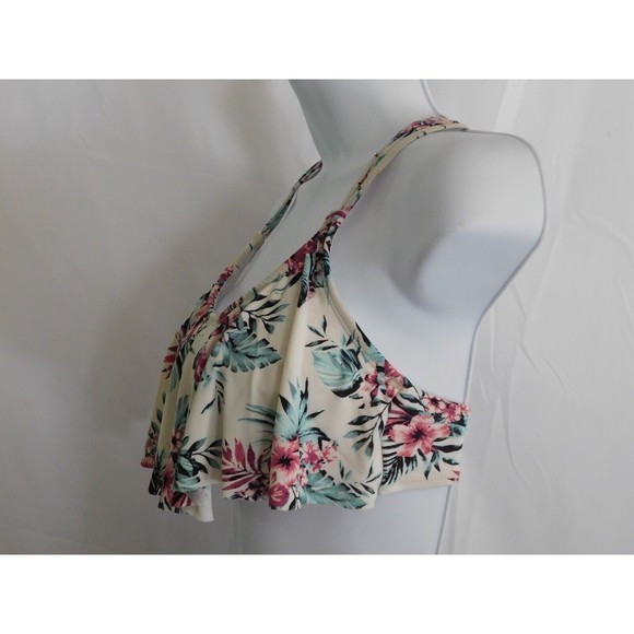 Arizona Swimsuit Swim Top Multi Colored Print Size Small - Picture 2 of 8